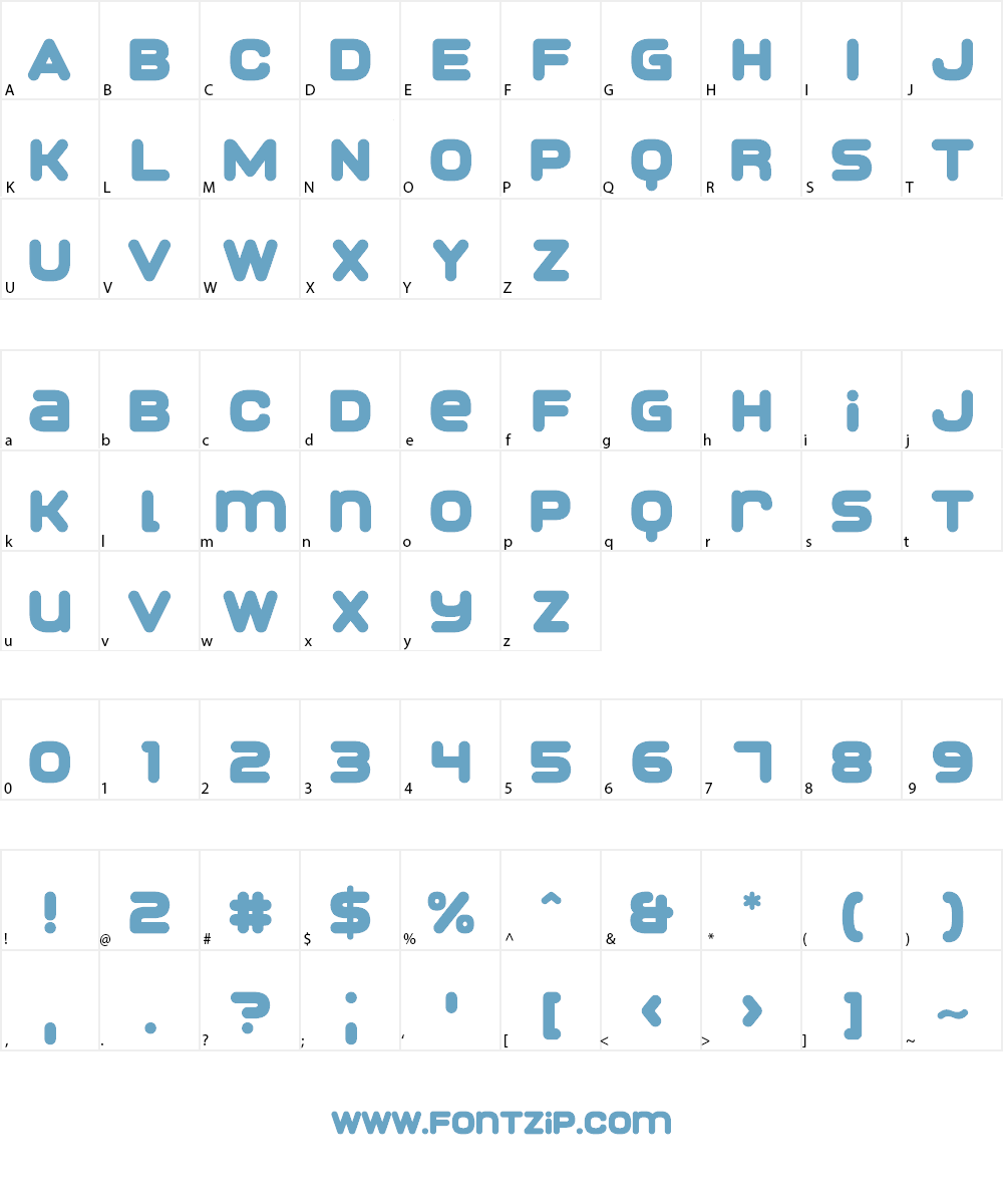 POE New Unicase Font Character